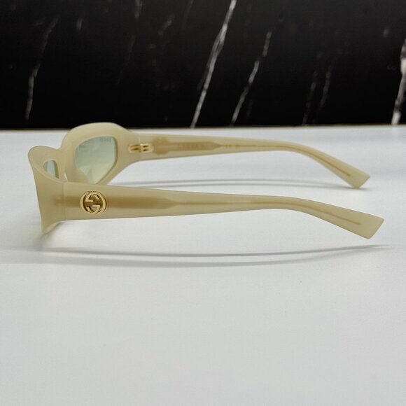 NEW GUCCI GG1787S 005 WHITE BLUE WOMEN SUNGLASSES